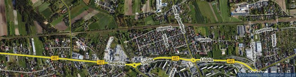 Zdjęcie satelitarne Orzycka ul.